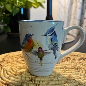 Dean Closer Original Watercolor Little Birds Mug